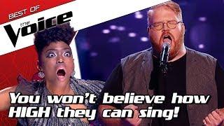 TOP 10 | INCREDIBLE High Notes in The Voice