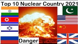 Top 10 nuclear power countries 2021 || nuclear weapons country in world 2021|| most powerful country