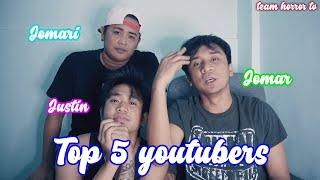 TOP 5 YOUTUBERS NG TEAM HORROR (IYAKAN NA!!)