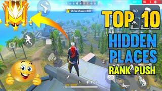 TOP 10 HIDDEN PLACES IN FREE FIRE FOR RANK PUSH | HIDDEN PLACE IN BERMUDA | free fire updates tamil