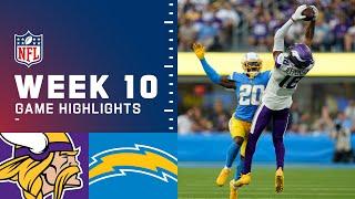 Vikings vs. Chargers Week 10 Highlights | NFL 2021