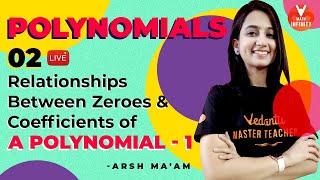 Polynomials -2 | Relationship Between Zeroes & Coefficients of Polynomial #1(Ch -2) | Class 10 Maths