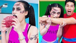 Zombie At School ! 23 DIY Zombie School Supplies / Zombie Food Recipes & Zombie Pranks by T-Tips