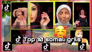 The top 10 somali beautiful girls in TikTok