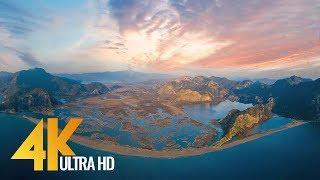 4K Drone Footage - Bird's Eye View of Turkey - 10-Bit Color Aerial Relax Video - Short version