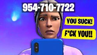 i put my PHONE NUMBER in my FORTNITE NAME... (part 10)