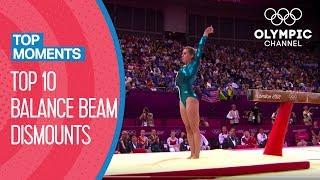 Best ever Balance Beam dismounts in Olympic history | Top Moments