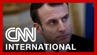 French President Macron gets slapped by member of public