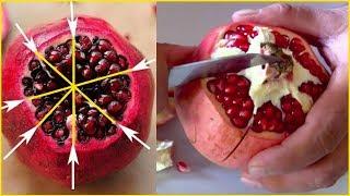 Top and Easy and fast Way To Open & Eat A Pomegranate