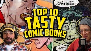 Top 10 Comics You Didn't Know Were Key Books! // Famous Comic Book Foods and Snacks