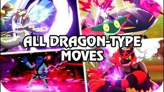 Pokémon Sword & Shield : All Dragon-Type Moves (HQ)