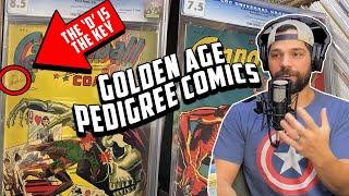 Pedigree Comic Book Collections // Golden Age CGC Slabs