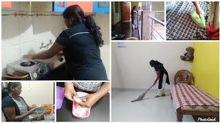 ಗುರುವಾರದ ಬೆಳಿಗ್ಗೆಯ ವ್ಲಾಗ್ # Thursday morning routine # cleaning messy  counter top  #