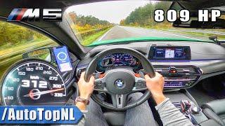 809HP BMW M5 F90 | 312km/h AUTOBAHN POV (NO SPEED LIMIT) by AutoTopNL