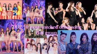 Top 10 most viewed girl group debut songs