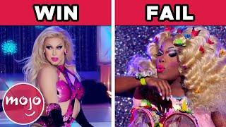Top 10 RuPaul's Drag Race Outfit Reveal Wins & FAILS