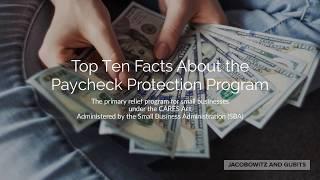 Top 10 Facts About The Paycheck Protection Program