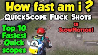 TOP 10 QuickScope FlickShots you can’t miss | KillShoT | PUBGMOBILE