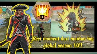 BEST MOMENT  KILL DARI MANTAN TOP RANK INDONESIA || FREE FIRE BATTLEGROUND