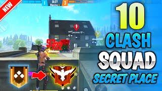 Top 10 Clash Squad Secret Place In Free Fire | Free Fire Clash Squad Tips And Tricks