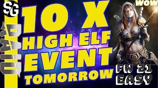 RAID SHADOW LEGENDS | 10x SUMMONS TOMORROW | HIGH ELVES! TOP TIER, BEST IN SLOT! FW 21 EASY