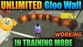 How To Get Unlimited Gloo Wall in Training Ground || Latest Trick Free Fire