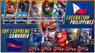 EXECRATION PHILIPPINES vs TOP 1 SUPREME of CAMBODIA (  ALMOST GOT COMEBACK )