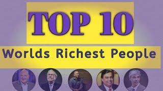 Top 10 richest people's in the world!!