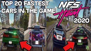 Need for Speed Heat - Top 20 FASTEST CARS