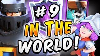 #9 IN THE WORLD w/ WALL BREAKERS CYCLE! BEST MEGA KNIGHT PLAYER — Clash Royale