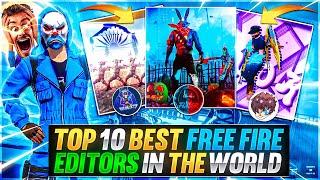 Top 10 Best Free Fire Editors in the World | Free Fire Best Montage Editors |