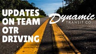 Dynamic Transit - Updates on Team OTR Driving Opportunities