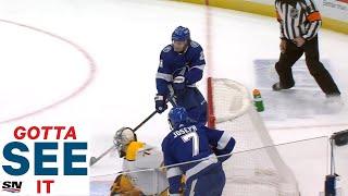 Gotta See It: Brayden Point Finishes Pretty Passing Play To Beat Buzzer And Juuse Saros