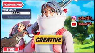 Fortnite creative with subs giveaway at 850 subs