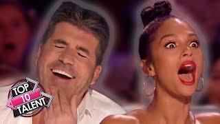 1O RUDEST And FUNNIEST Comedian Auditions On Britain And America's Got Talent!