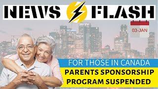 ⚡️News Flash ⚡️ Parents sponsorship program suspended