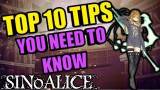 SINoALICE - Top 10 tips to progress and get power