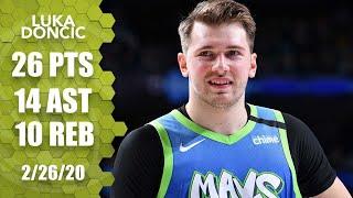 Luka Doncic records 26-point triple-double in Mavs vs. Spurs | 2019-20 NBA Highlights