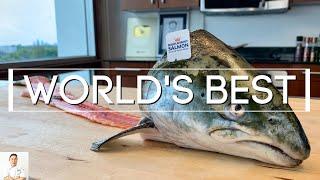 How To Fillet World's Highest Grade Best Tasting Salmon And Use Every Part | Bakkafrost Salmon