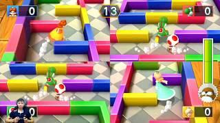 Mario Party 10 All Boss Battle Vs Daisy, Toad, Yoshi, Rosalina #21 (Minigames Master)