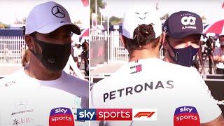 "I take responsibility" | Lewis Hamilton discusses time penalty & congratulates Gasly mid interview