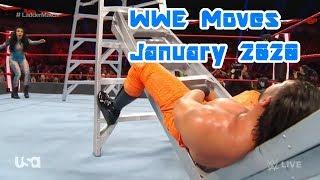 WWE Top Moves/Spots January 2020 (145 Moves)