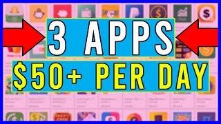 The TOP 3 Money Making Apps For 2020 (Make $50+ a day)