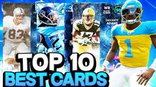 TOP 10 MUST HAVE CARDS INSIDE MADDEN 22 ULTIMATE TEAM RIGHT NOW!