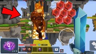 Level 3×7 Strike Runes + Sharpness 5 = ??? in Bedwars !! (Blockman Go)