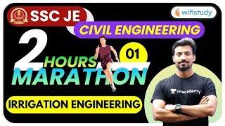 10:00 PM - SSC JE 2019 (Tier-I) | Civil Engg by Sandeep Sir | Marathon Class | Irrigation Engg