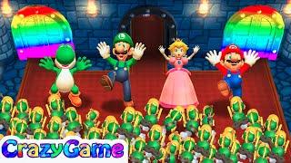 Mario Party 9 Minigames Mario vs Peach vs Luigi vs Yoshi Master Cpu