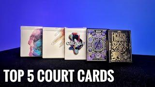 The Playing Cards With The Top 5 Court Cards!