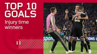 TOP 10 GOALS - Injury Time Winners | Van der Vaart, Alderweireld & More