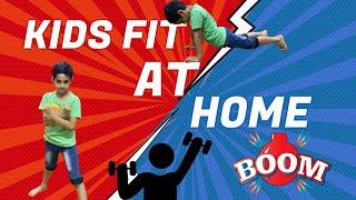 HOW TO KEEP KIDS FIT AT HOME | TOP 10 EXERCISE FOR KIDS | FUNNY 